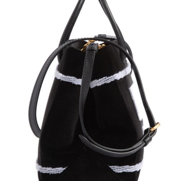 MOSCHINO COUTURE VELVET SIGNATURE TOTE - Picture 3 of 4
